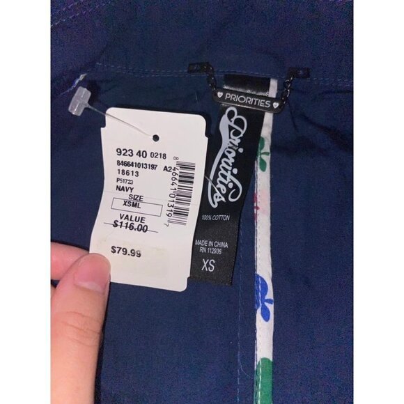 Priorities Kids Peacoat In Navy Blue Size XS - Picture 4 of 6